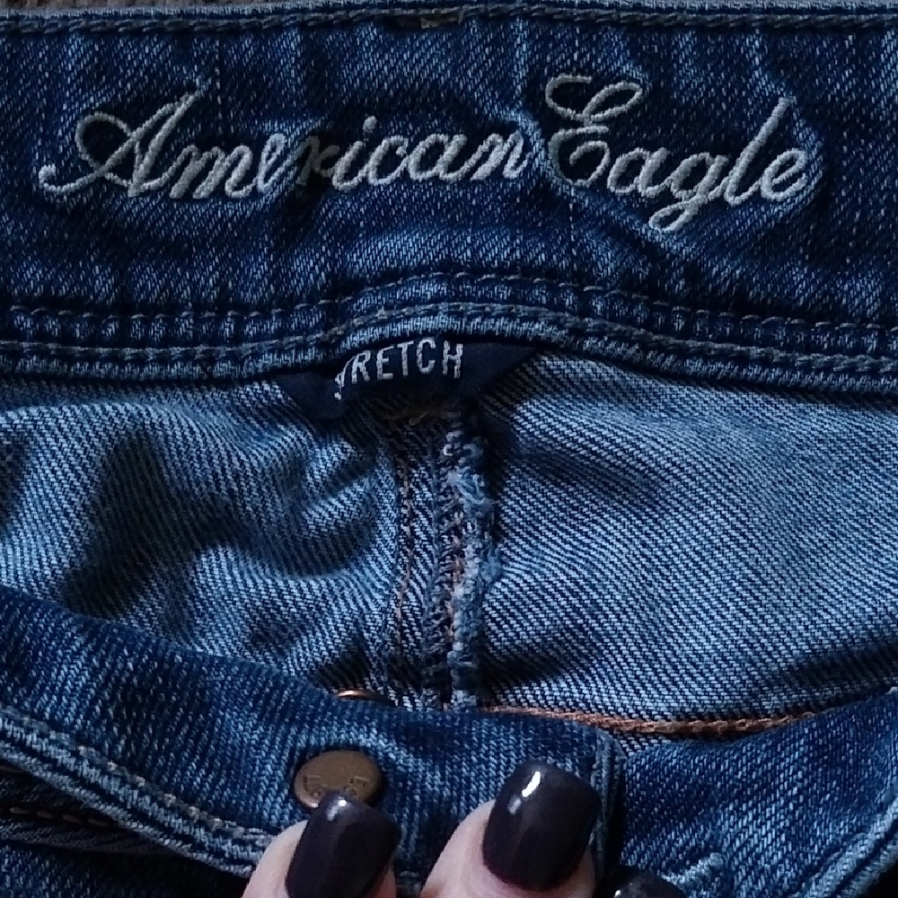 American Eagle Outfitters High Rise Blue Jeans